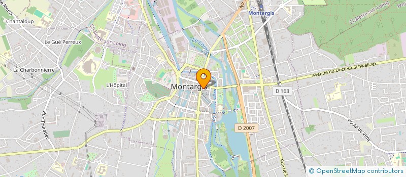 localisation de l'entreprise SAINT HUGUES à MONTARGIS