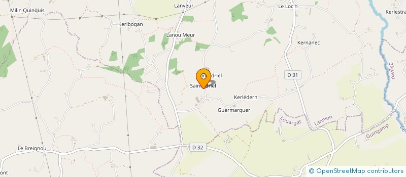 localisation de l'entreprise SAINT IDRIEL à PLUZUNET