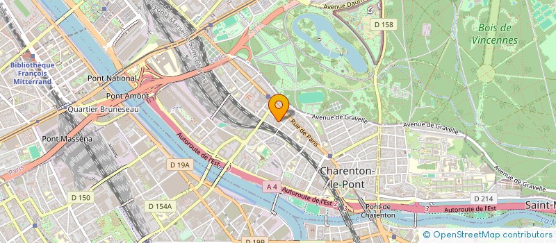 localisation de l'entreprise SAINT ILPIZE TAXIS SIT à CHARENTON-LE-PONT