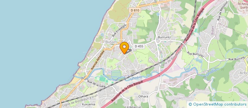 localisation de l'entreprise SAINT IRENEE LYON 5  BIDART