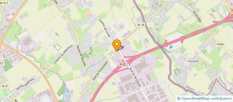 localisation de l'entreprise SAINT JACQUES 2 à NEUVILLE-EN-FERRAIN