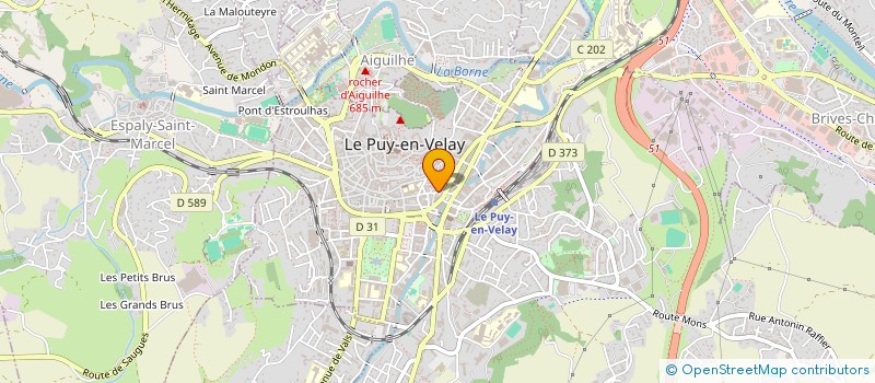 localisation de l'entreprise SAINT JACQUES  LE PUY-EN-VELAY