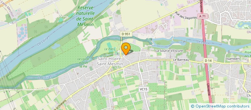 localisation de l'entreprise SAINT JACQUES à ORLEANS