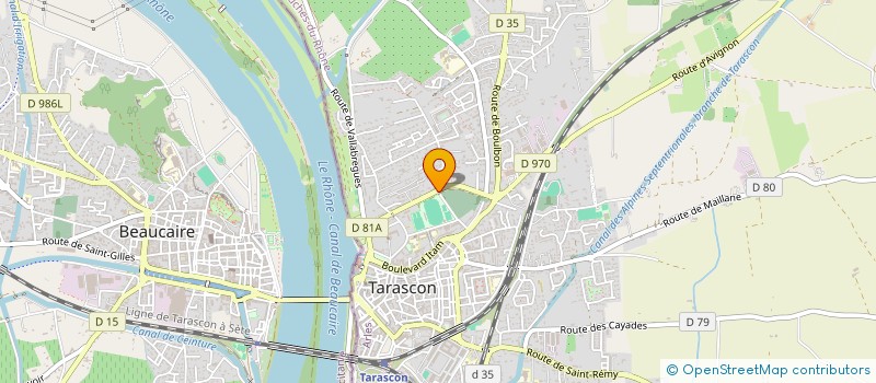 localisation de l'entreprise SAINT JACQUES  TARASCON