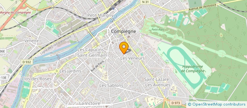 localisation de l'entreprise SAINT JACQUES à COMPIEGNE