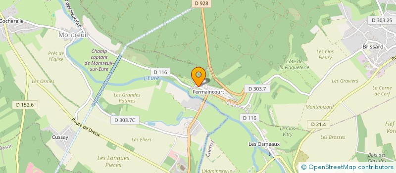 localisation de l'entreprise SAINT JACQUES à CHERISY
