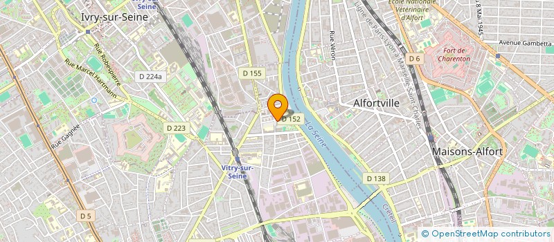 localisation de l'entreprise SAINT JACQUES  VITRY-SUR-SEINE