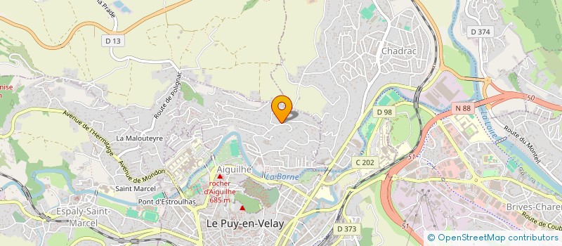 localisation de l'entreprise SAINT-JACQUES à AIGUILHE