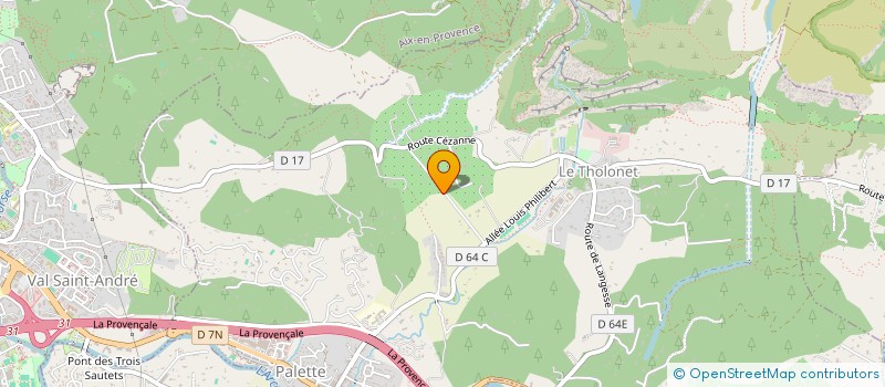 localisation de l'entreprise SAINT JACQUES DES ARTAUDS  LE THOLONET