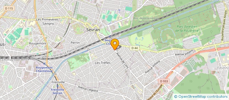 localisation de l'entreprise SAINT JACQUES DIFFUSION à SEVRAN