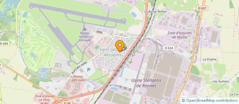 localisation de l'entreprise SAINT JACQUES ECHECS  SAINT-JACQUES-DE-LA-LANDE
