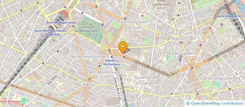 localisation de l'entreprise SAINT JACQUES SERVICE  PARIS 14