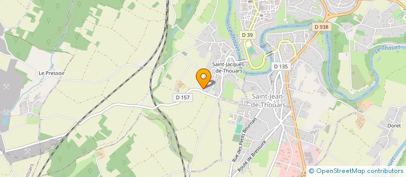 localisation de l'entreprise SAINT JAKADI  SAINT-JACQUES-DE-THOUARS