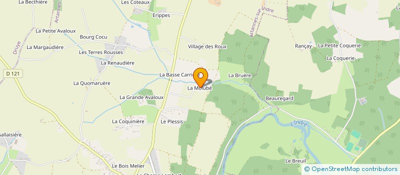 localisation de l'entreprise SAINT JAMES  ARTANNES-SUR-INDRE