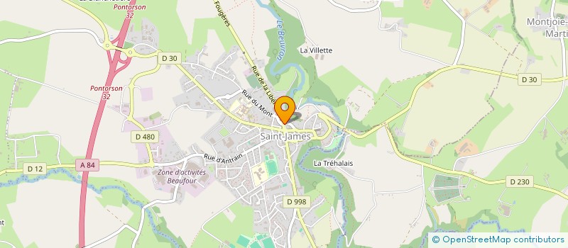 localisation de l'entreprise SAINT-JAMES FESTIVAL PHOTOS  SAINT-JAMES