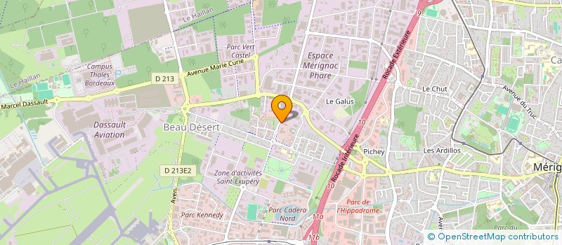 localisation de l'entreprise SAINT-JAMES IMMO  MERIGNAC