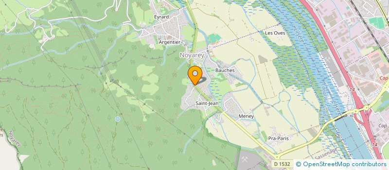 localisation de l'entreprise SAINT JEAN à NOYAREY