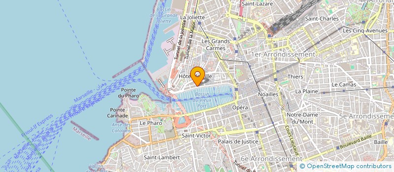localisation de l'entreprise SAINT JEAN à MARSEILLE