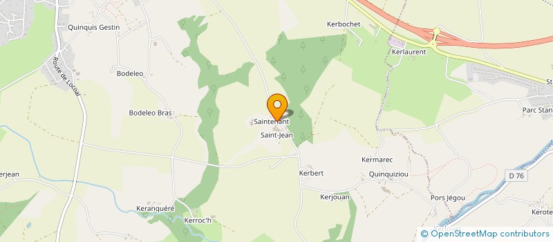 localisation de l'entreprise SAINT JEAN  PLOUGUERNEVEL