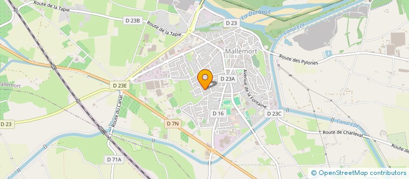 localisation de l'entreprise SAINT JEAN à MALLEMORT