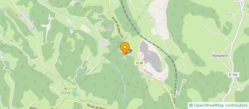 localisation de l'entreprise SAINT JEAN  BRIVE-LA-GAILLARDE