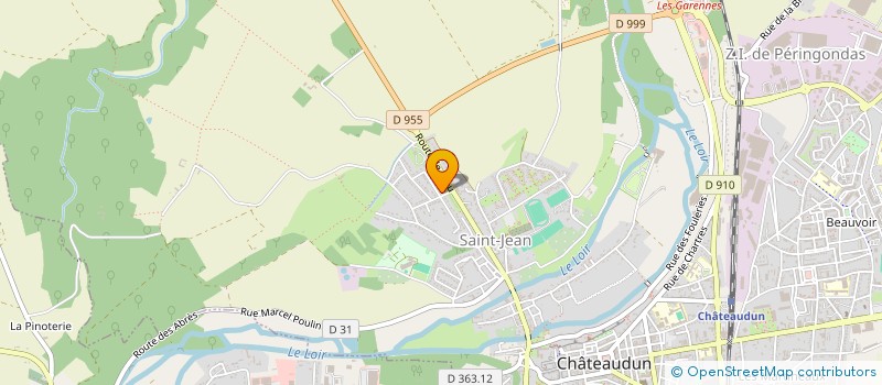 localisation de l'entreprise SAINT JEAN à CHATEAUDUN