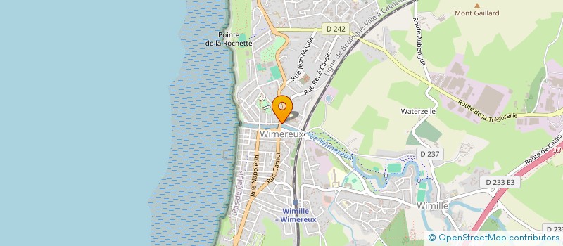 localisation de l'entreprise SAINT JEAN  WIMEREUX