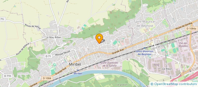 localisation de l'entreprise SAINT JEAN à MIRIBEL