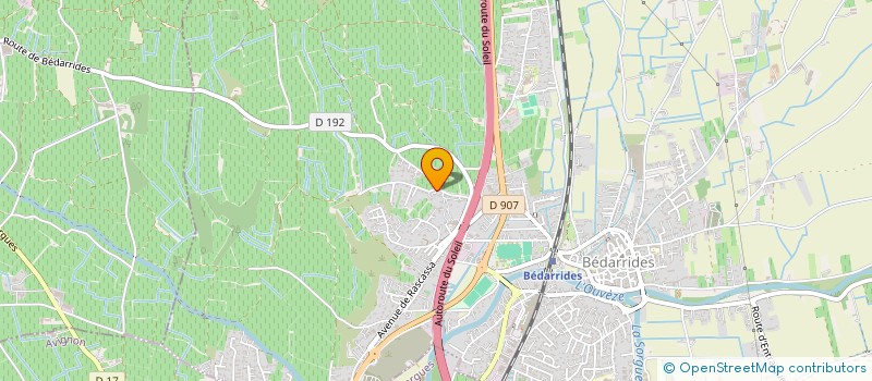 localisation de l'entreprise SAINT-JEAN  BEDARRIDES