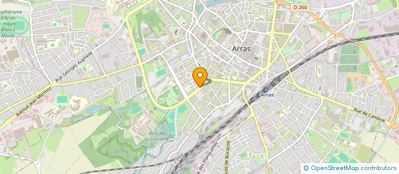 localisation de l'entreprise SAINT JEAN à ARRAS
