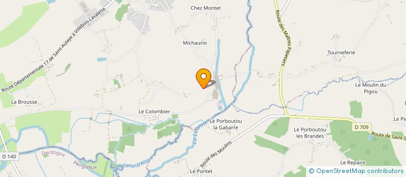 localisation de l'entreprise SAINT JEAN  LAPRADE