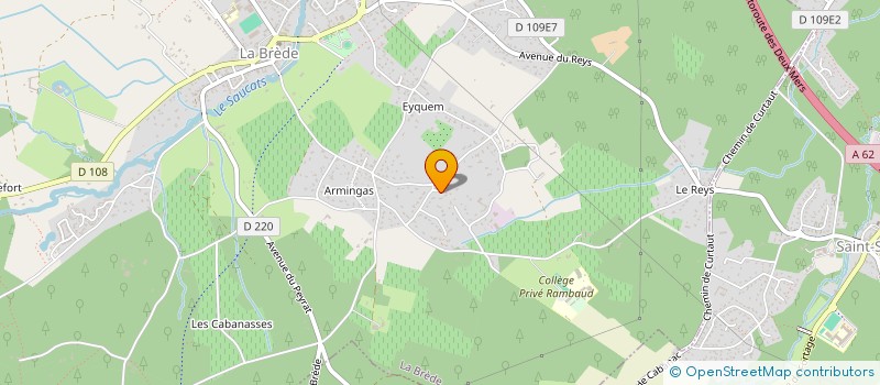 localisation de l'entreprise SAINT JEAN  LA BREDE