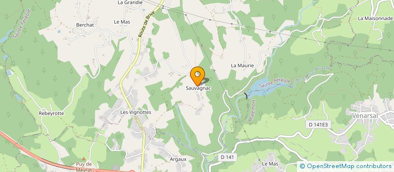 localisation de l'entreprise SAINT JEAN  USSAC