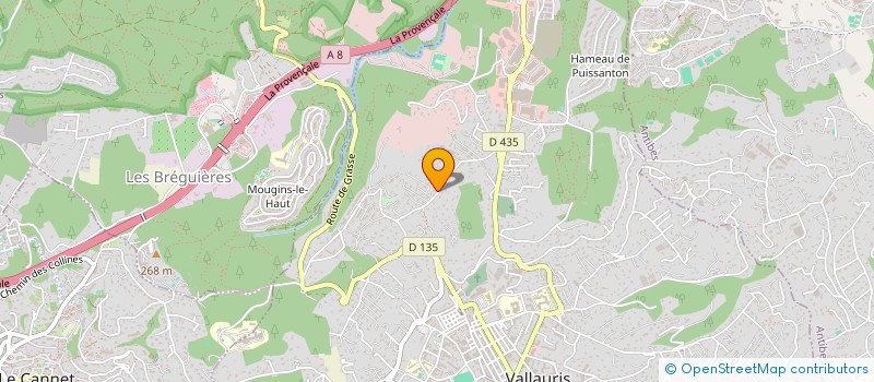 localisation de l'entreprise SAINT-JEAN  VALLAURIS