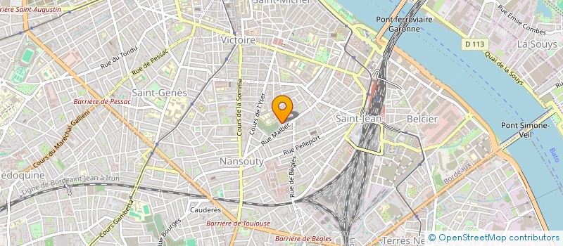 localisation de l'entreprise SAINT JEAN  BORDEAUX