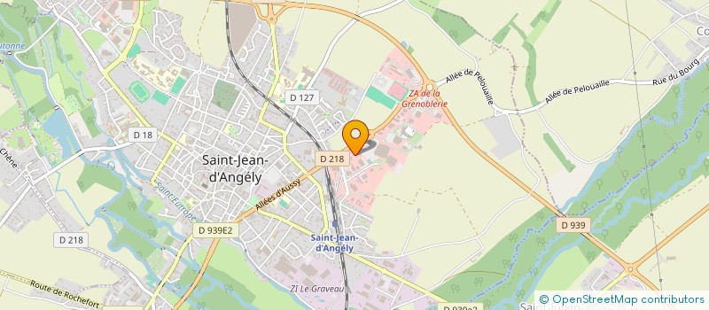 localisation de l'entreprise SAINT JEAN CONTROLE MONDAIN  SAINT-JEAN-D'ANGELY