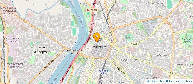 localisation de l'entreprise SAINT JEAN CUISINES à VALENCE