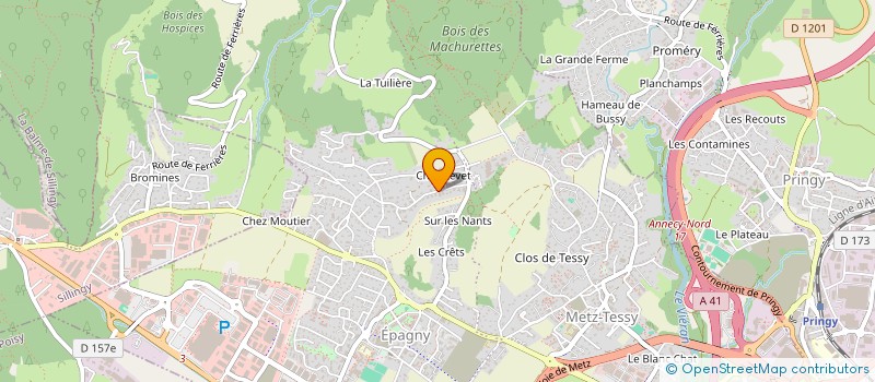 localisation de l'entreprise SAINT JEAN DE DIEU  EPAGNY METZ-TESSY