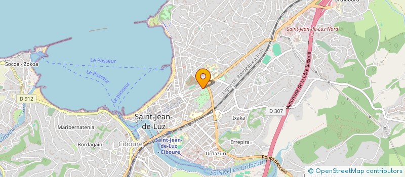 localisation de l'entreprise SAINT JEAN DE LUZ CIBOURE ACCUEIL à SAINT-JEAN-DE-LUZ