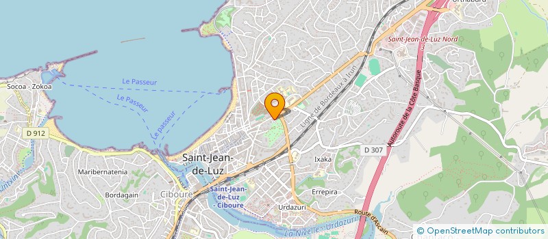 localisation de l'entreprise SAINT JEAN DE LUZ/CIBOURE ACCUEILS à SAINT-JEAN-DE-LUZ