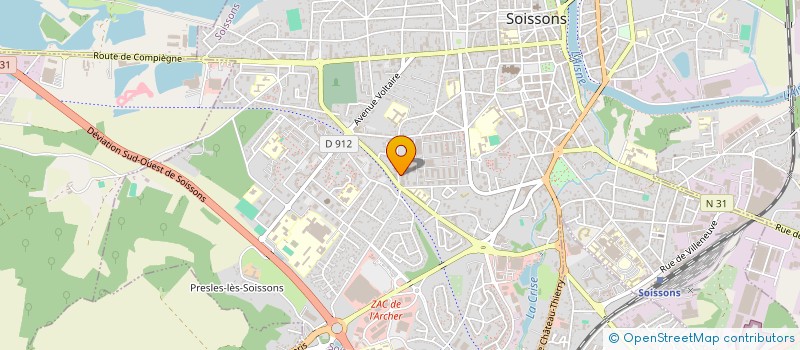 localisation de l'entreprise SAINT-JEAN DES VIGNES à SOISSONS