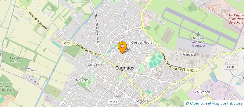 localisation de l'entreprise SAINT JEAN ESTEREL  CUGNAUX