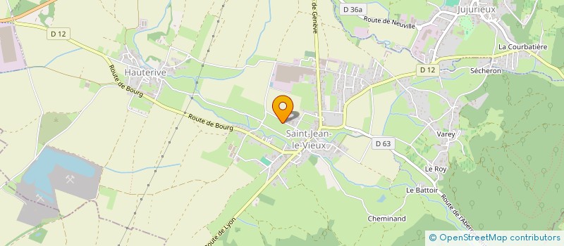 localisation de l'entreprise SAINT JEAN EVENEMENTS  SAINT-JEAN-LE-VIEUX