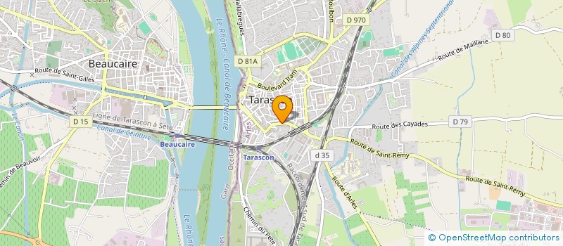 localisation de l'entreprise SAINT JEAN IMMOBILIER  TARASCON