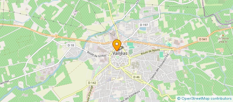 localisation de l'entreprise SAINT JEAN LE BAPTISTE à VALREAS