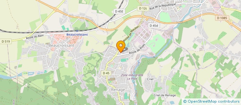 localisation de l'entreprise SAINT-JEAN LES CORNELLES  RENAGE