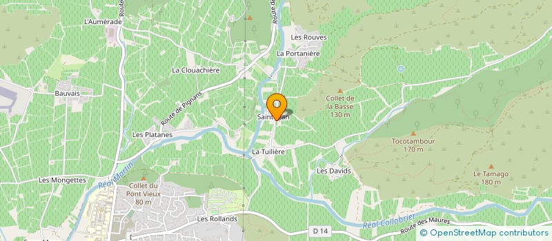 localisation de l'entreprise SAINT JEAN LES VIGNES  PIERREFEU-DU-VAR