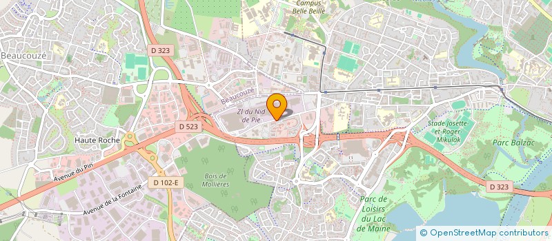 localisation de l'entreprise SAINT JEAN / NGUYEN à ANGERS