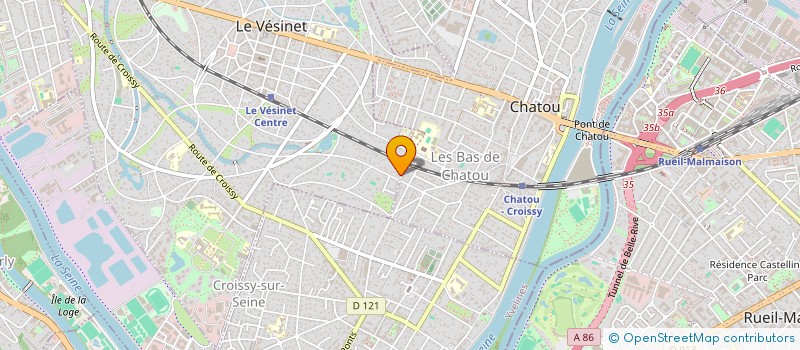 localisation de l'entreprise SAINT JEAN-PAUL II  LE VESINET