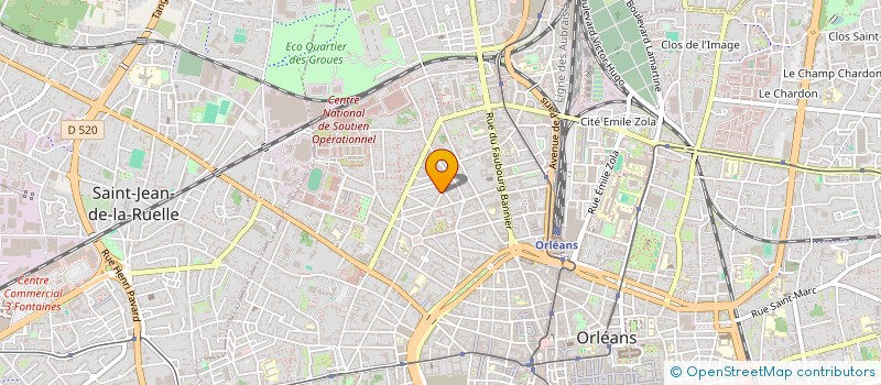 localisation de l'entreprise SAINT JEAN SERVICES à ORLEANS
